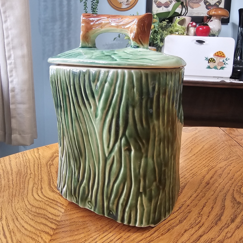 RARE Retro Mark Ungemach Deer Fawn Cookie Jar Canister USA Ceramic Pottery Bambi - Picture 5 of 7